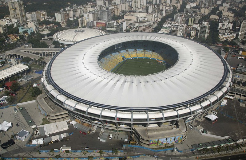 Vista externa do Estádio do Maracanã